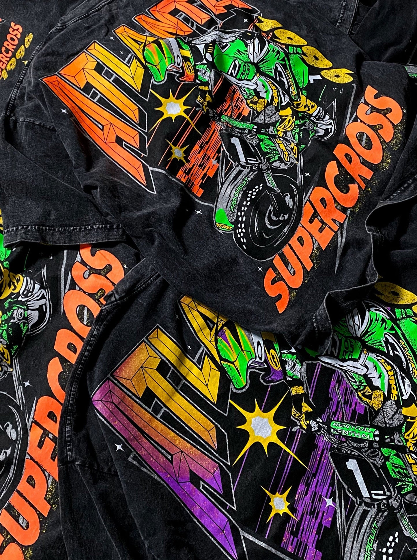 Dirt Studios® 1996 Atlanta Supercross Mineral Wash T-Shirt