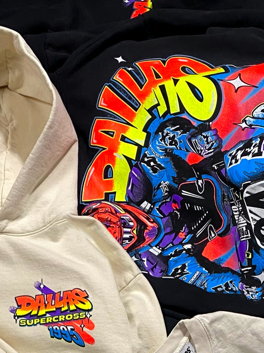 Dirt Studios® 1995 Dallas Supercross Hoodie