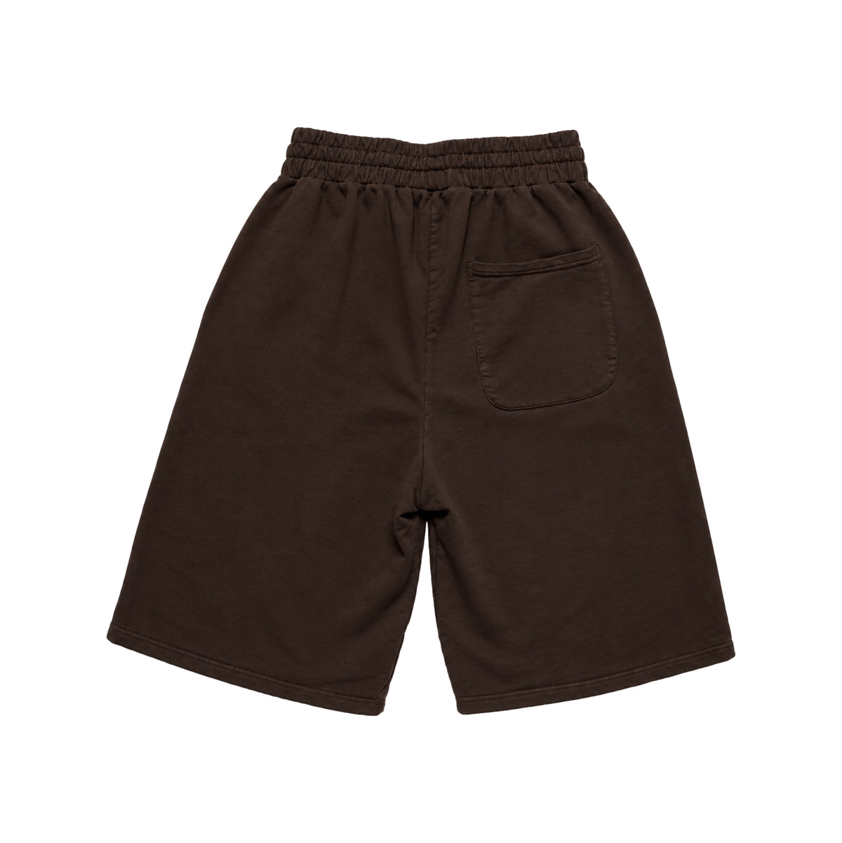 400 GSM French Terry Oversized Long Shorts - Dirt