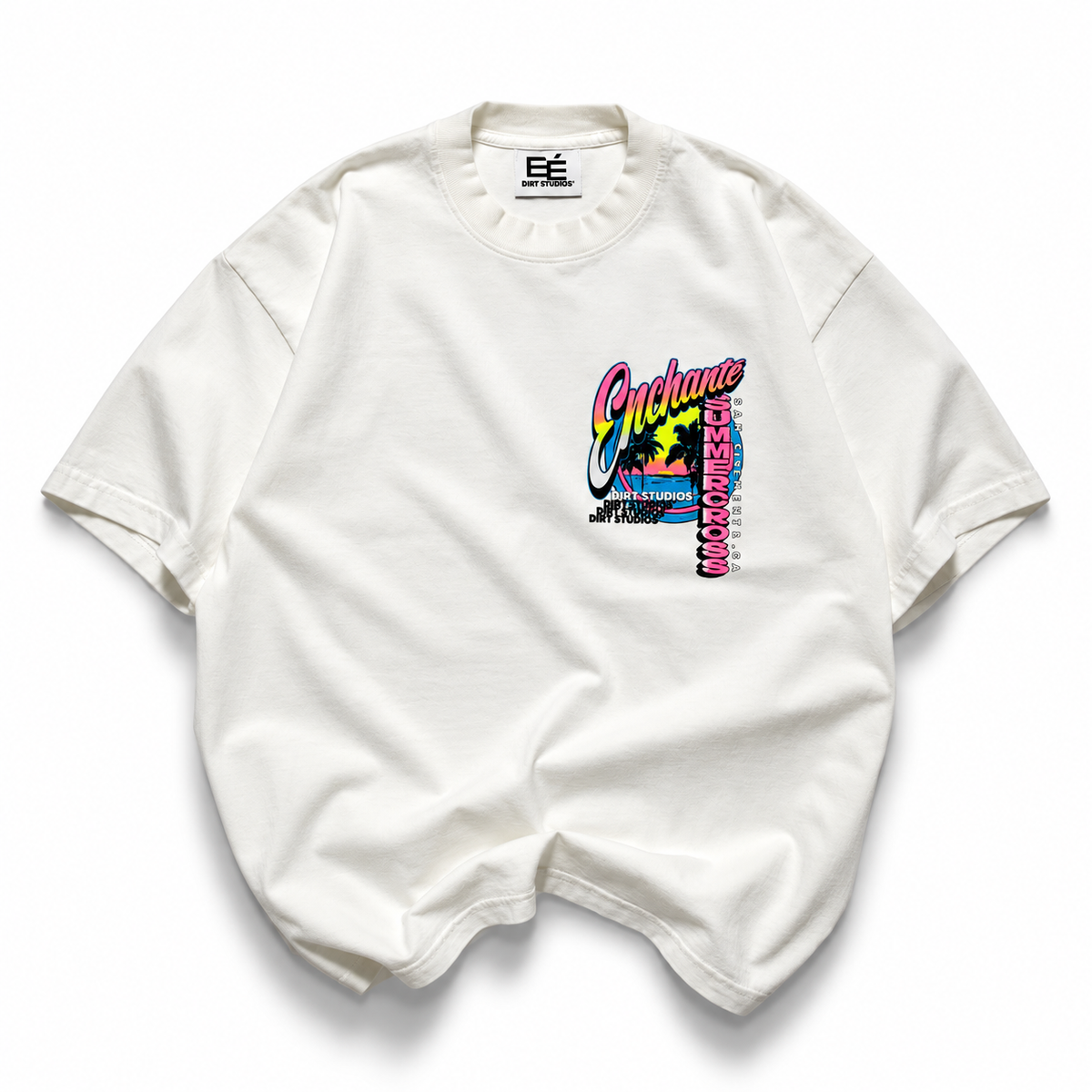 Dirt Studios® X Enchanté Summercross T-Shirt - Aged White