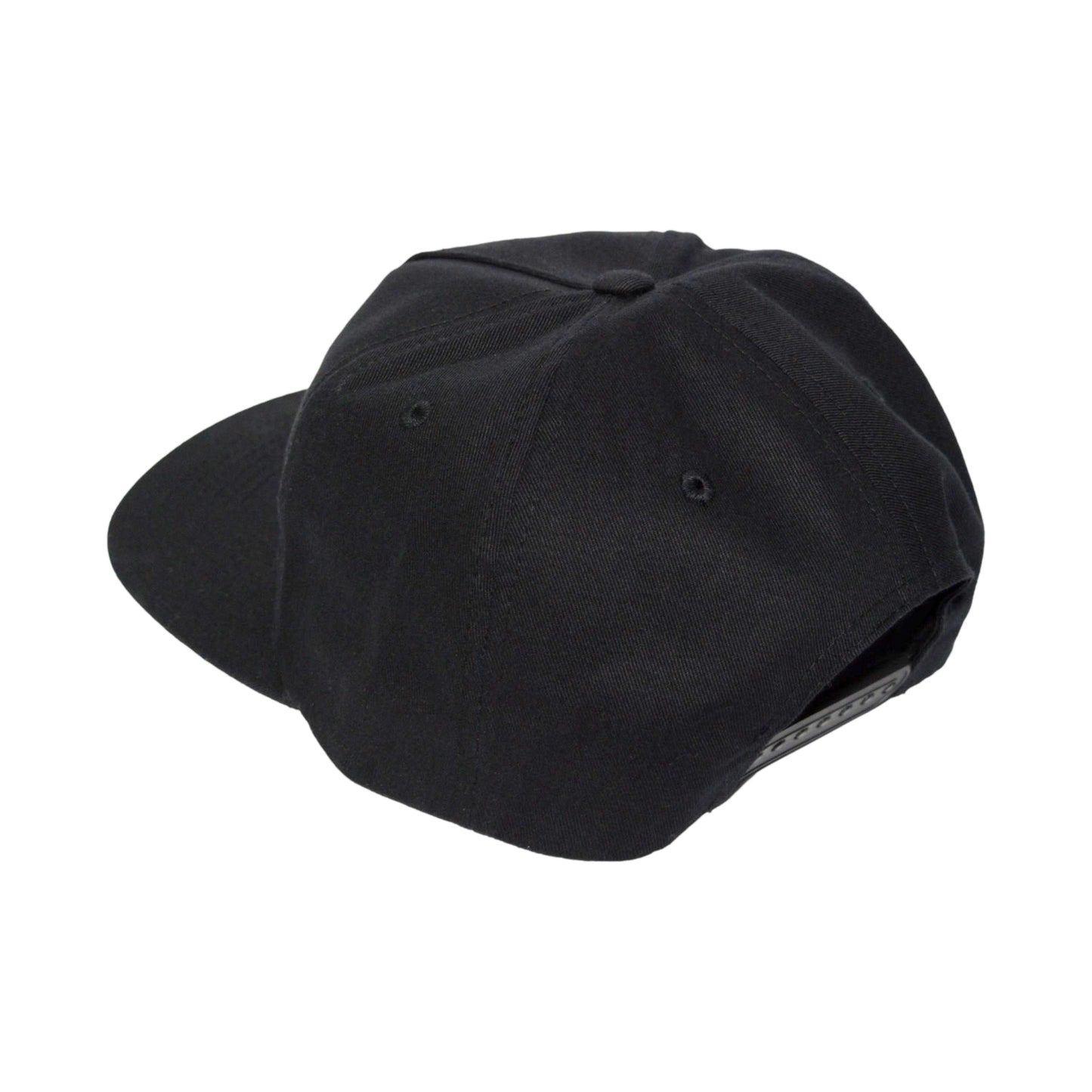 Unsructured 5 Panel Snapback - Black