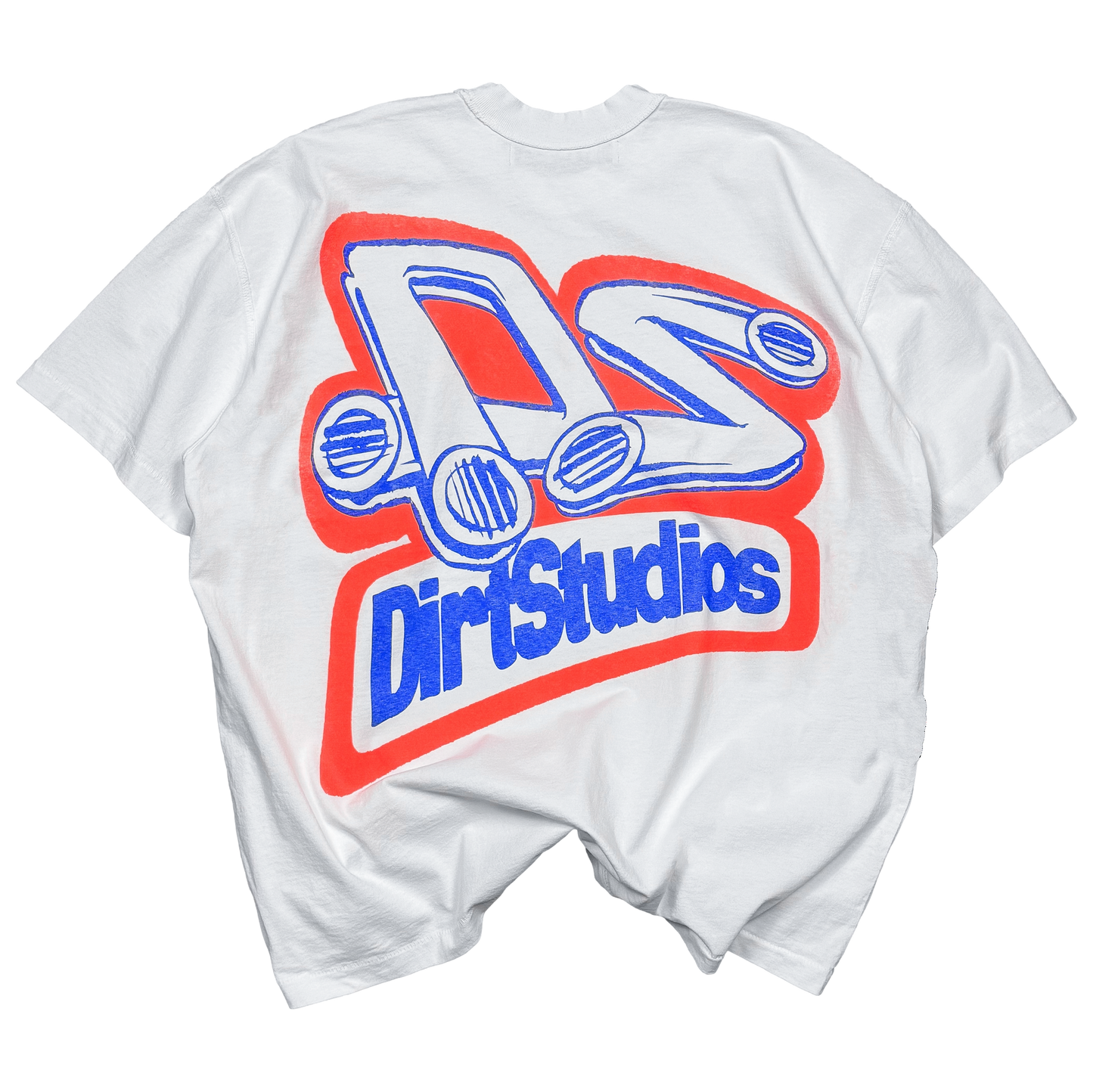 Oversized Single Stitch T-Shirt - White