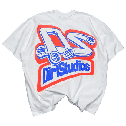 Oversized Single Stitch T-Shirt - White