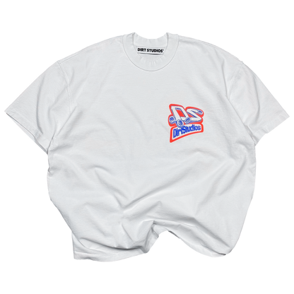 Oversized Single Stitch T-Shirt - White