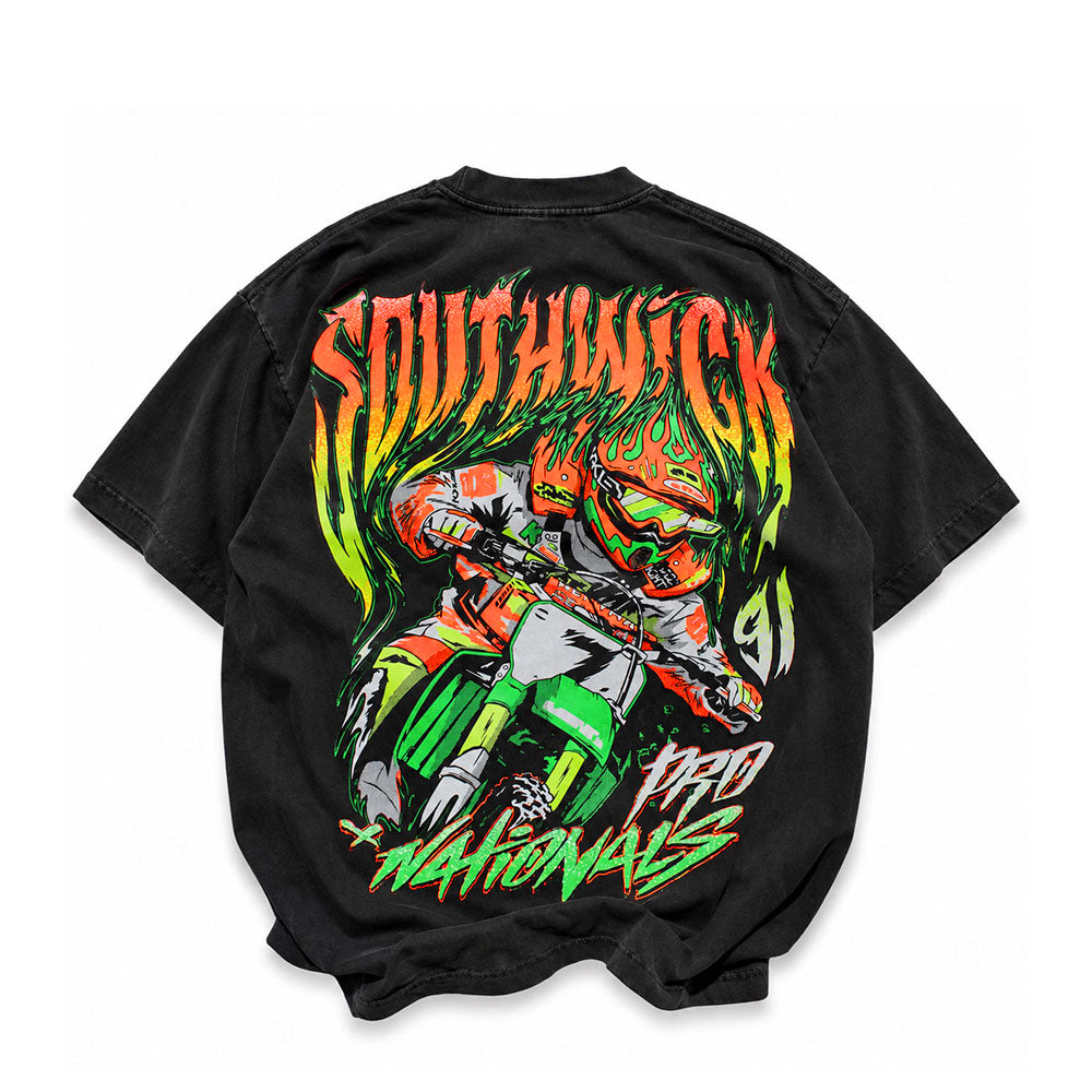 Dirt Studios® 1991 Southwick Pro Nationals T-Shirt - Vintage Black