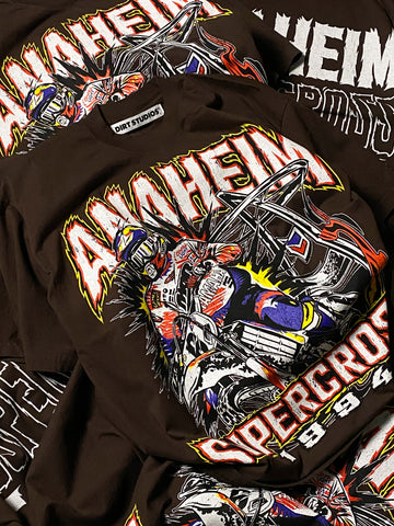 Dirt Studios® 1994 Anaheim Supercross T-Shirt - Chocolate