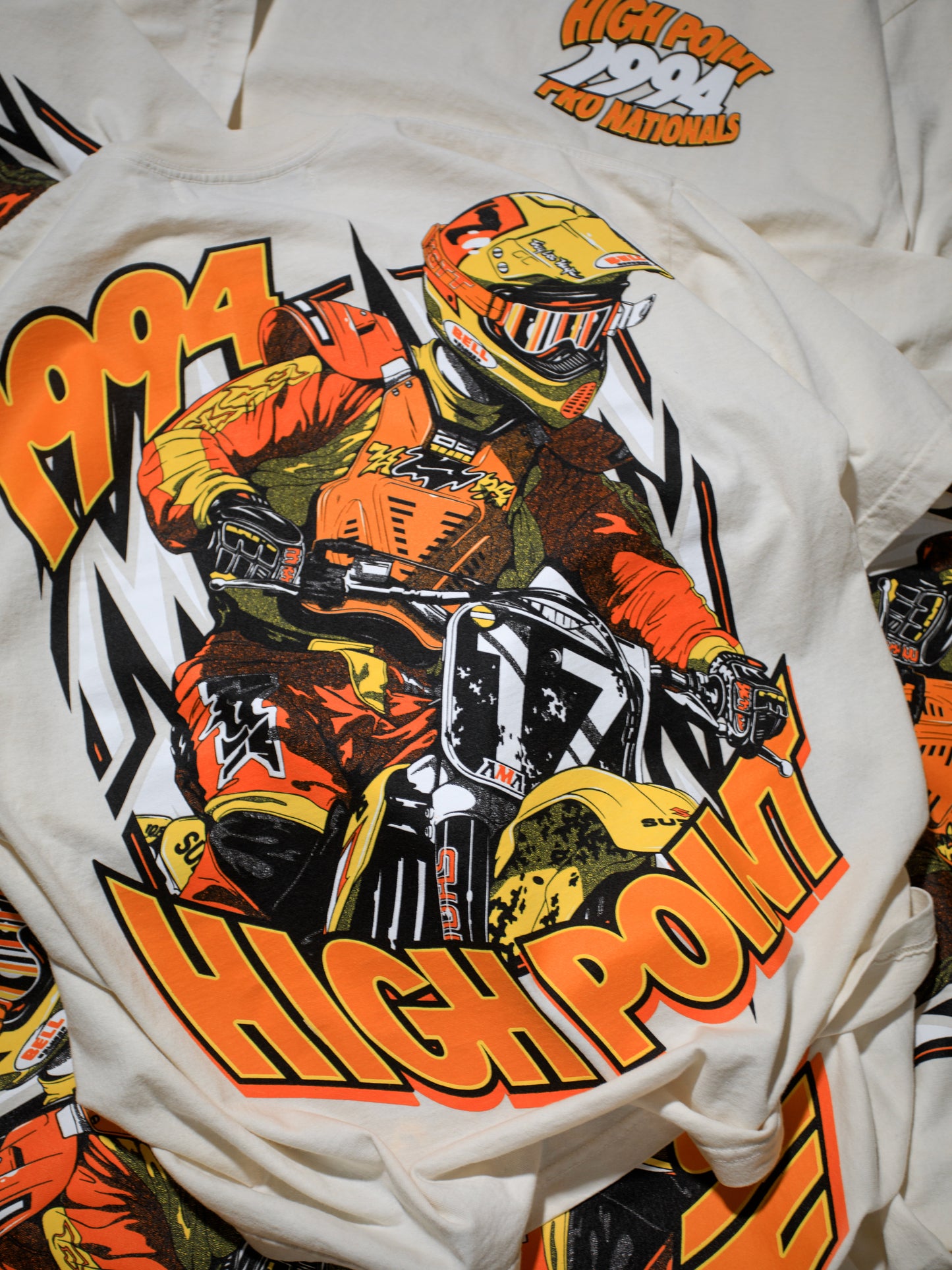 Dirt Studios® 1994 High Point Pro Nationals T-Shirt - Vintage Cream