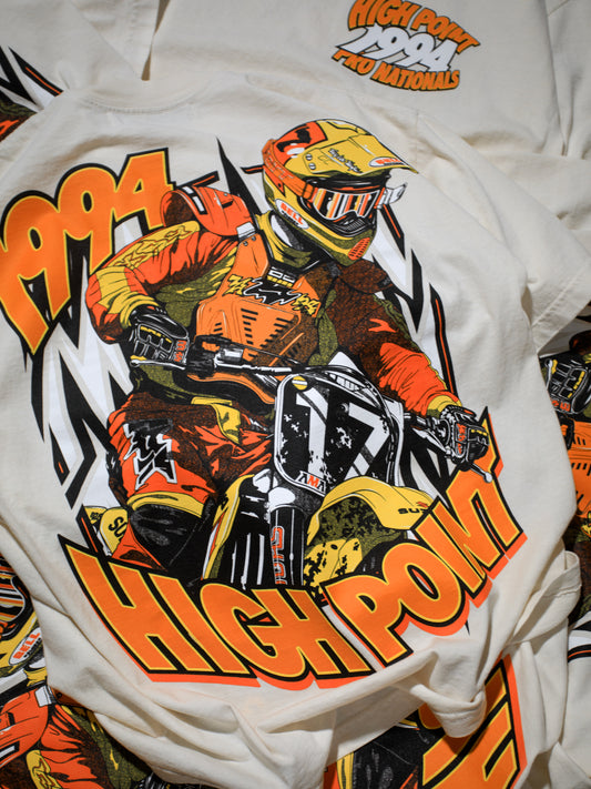 Dirt Studios® 1994 High Point Pro Nationals T-Shirt - Vintage Cream