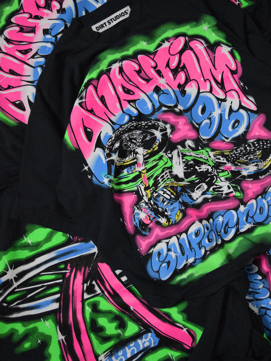 Dirt Studios® 1996 Anaheim Supercross T-Shirt - Off-Black