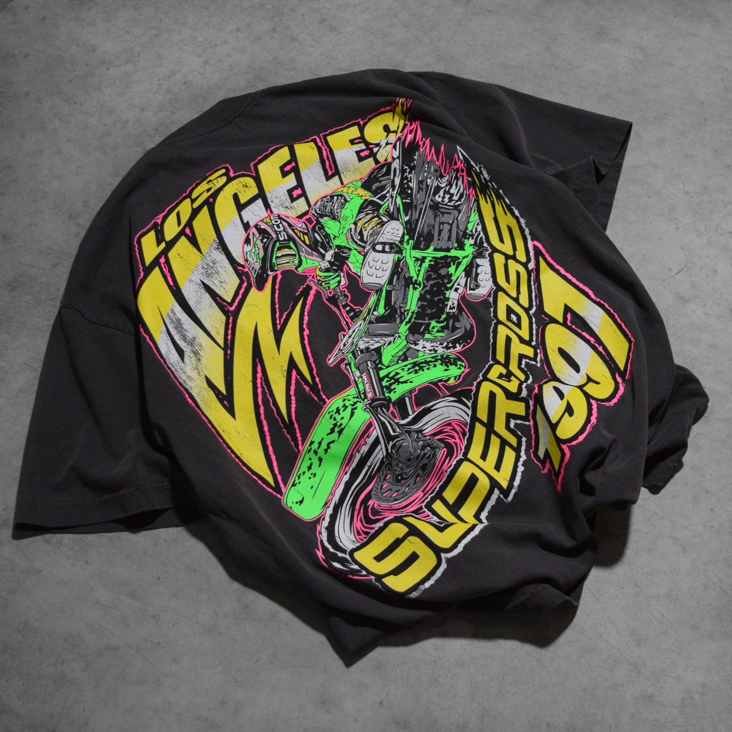 Dirt Studios® 1997 Los Angeles Supercross T-Shirt - Vintage Black