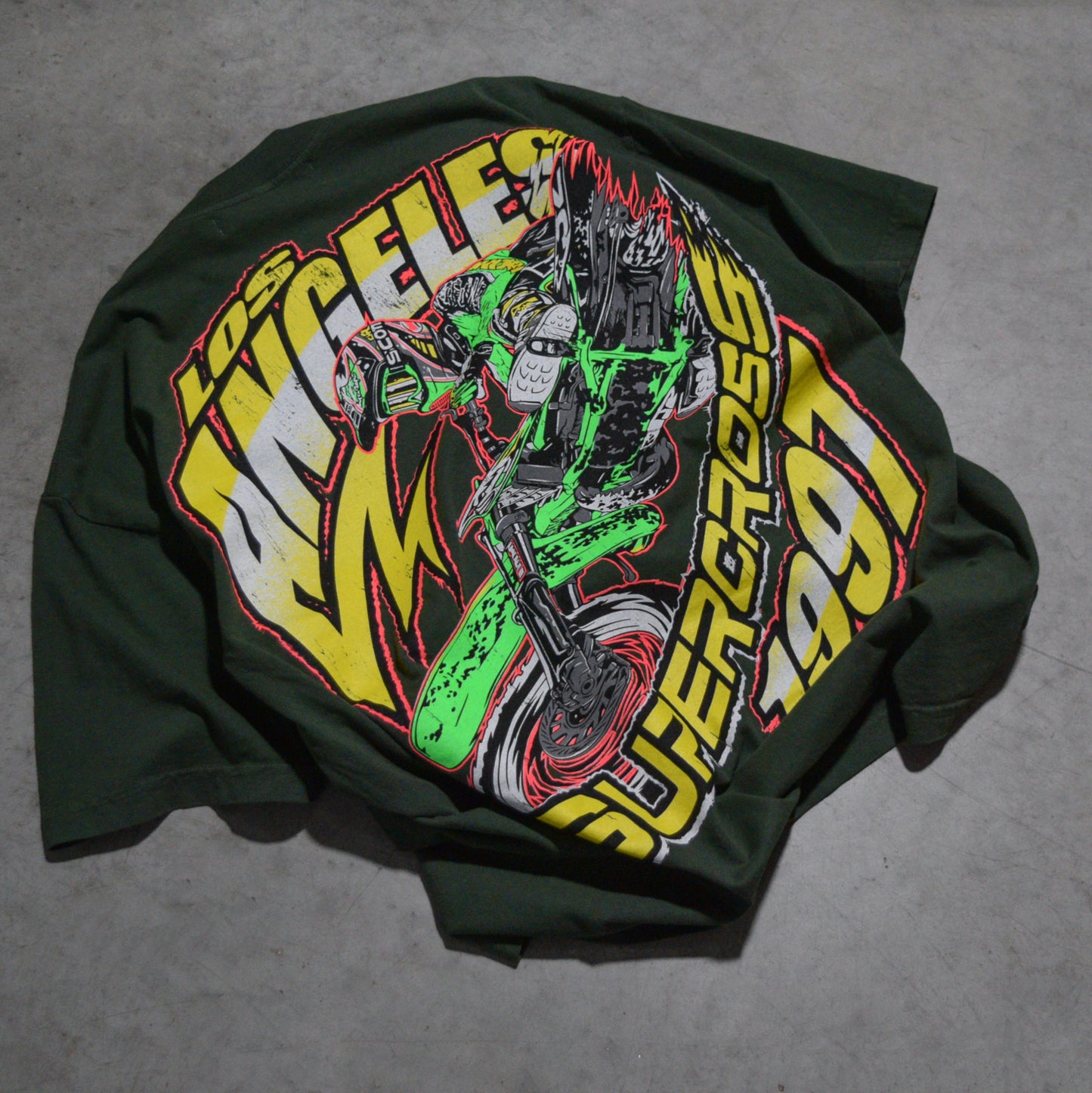 Dirt Studios® 1997 Los Angeles Supercross T-Shirt - Vintage Green