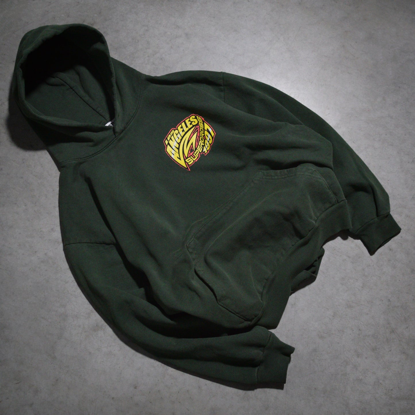 Dirt Studios® 1997 Los Angeles Supercross Hoodie - Vintage Green