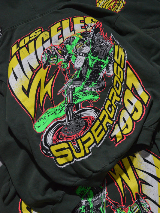 Dirt Studios® 1997 Los Angeles Supercross Hoodie - Vintage Green