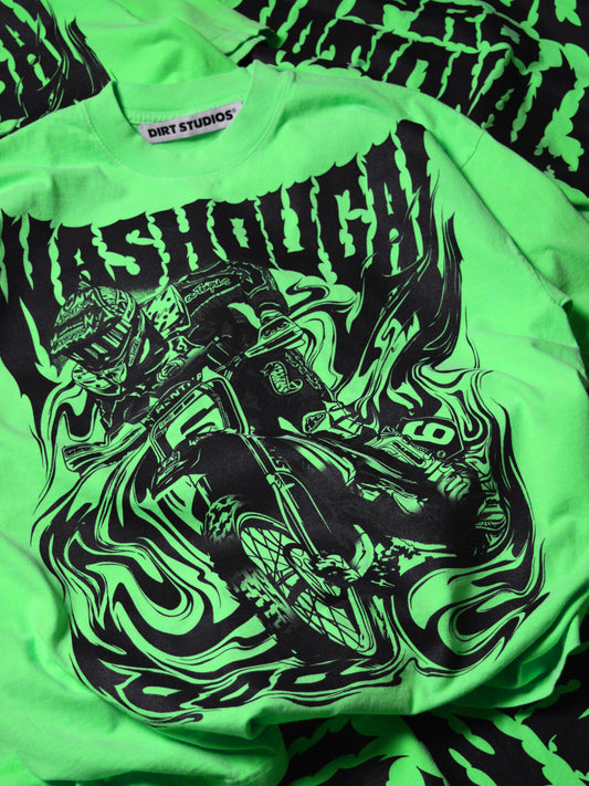 Dirt Studios® 2000 Washougal Pro National T-Shirt - Flo Green