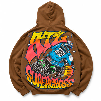 Dirt Studios® 2004 Atlanta Supercross Hoodie - Clay