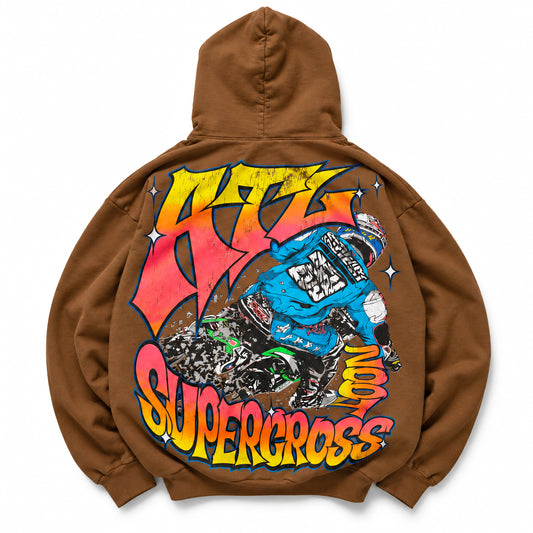 Dirt Studios® 2004 Atlanta Supercross Hoodie - Clay