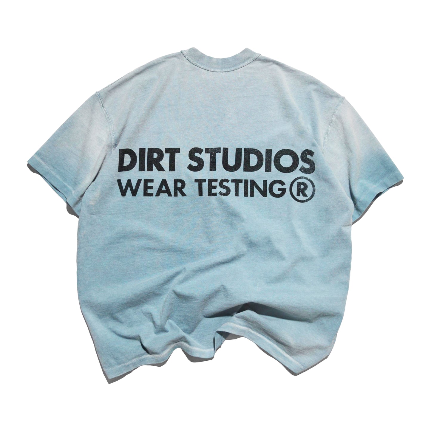 220 GSM Reverse Single Stitch T-Shirt - Faded Azure