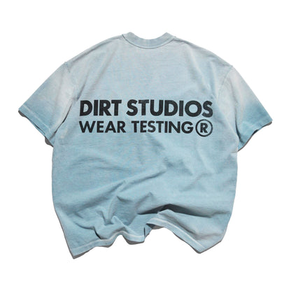 220 GSM Reverse Single Stitch T-Shirt - Faded Azure