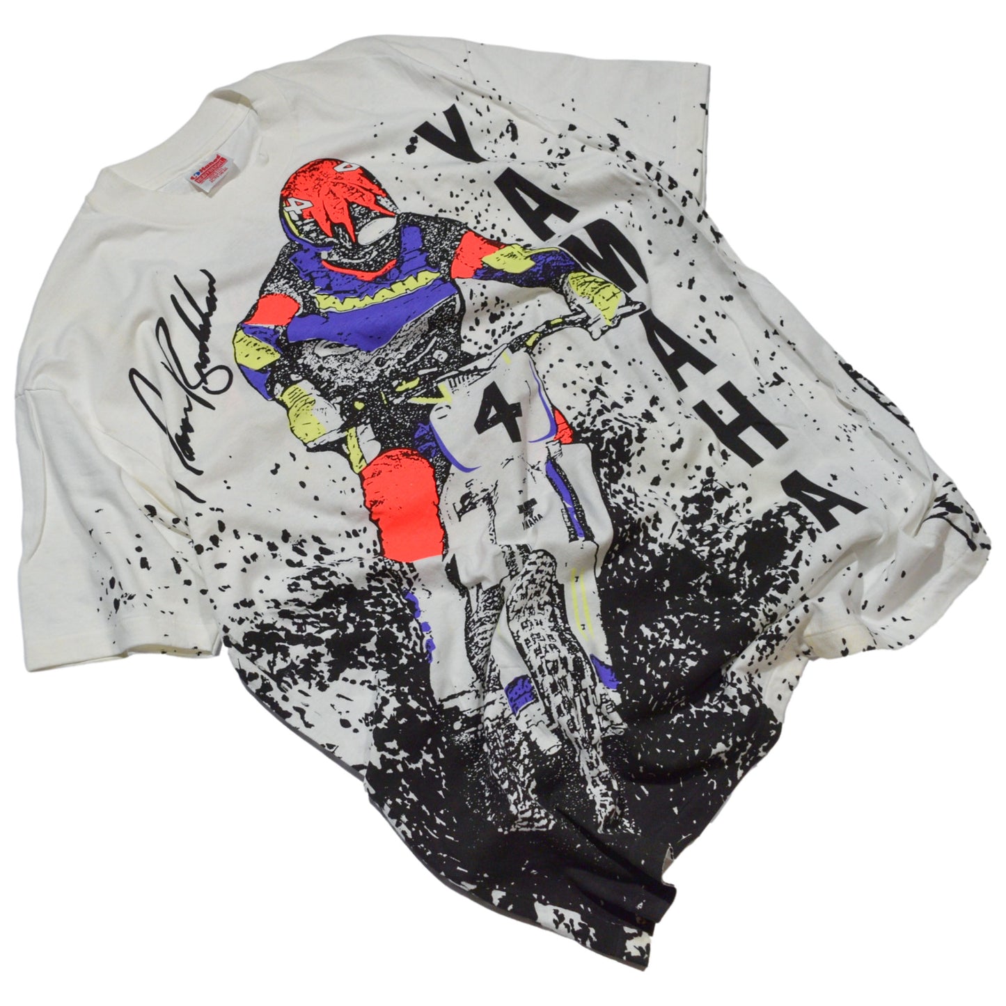 1991 Yamaha Damon Bradshaw Single Stitch T-Shirt - XL