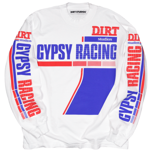 Dirt Studios® X Gypsy Tales Heavyweight Long Sleeve T-Shirt - Red / Blue