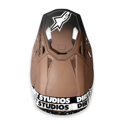 Dirt Studios® X Korsace Alpinestars Supertech M10 Helmet (Rust)