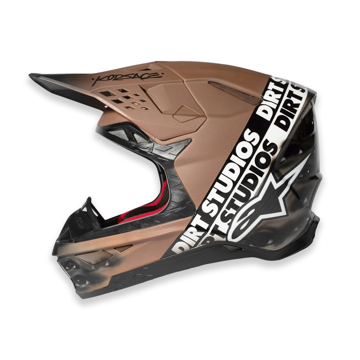 Dirt Studios® X Korsace Alpinestars Supertech M10 Helmet (Rust)