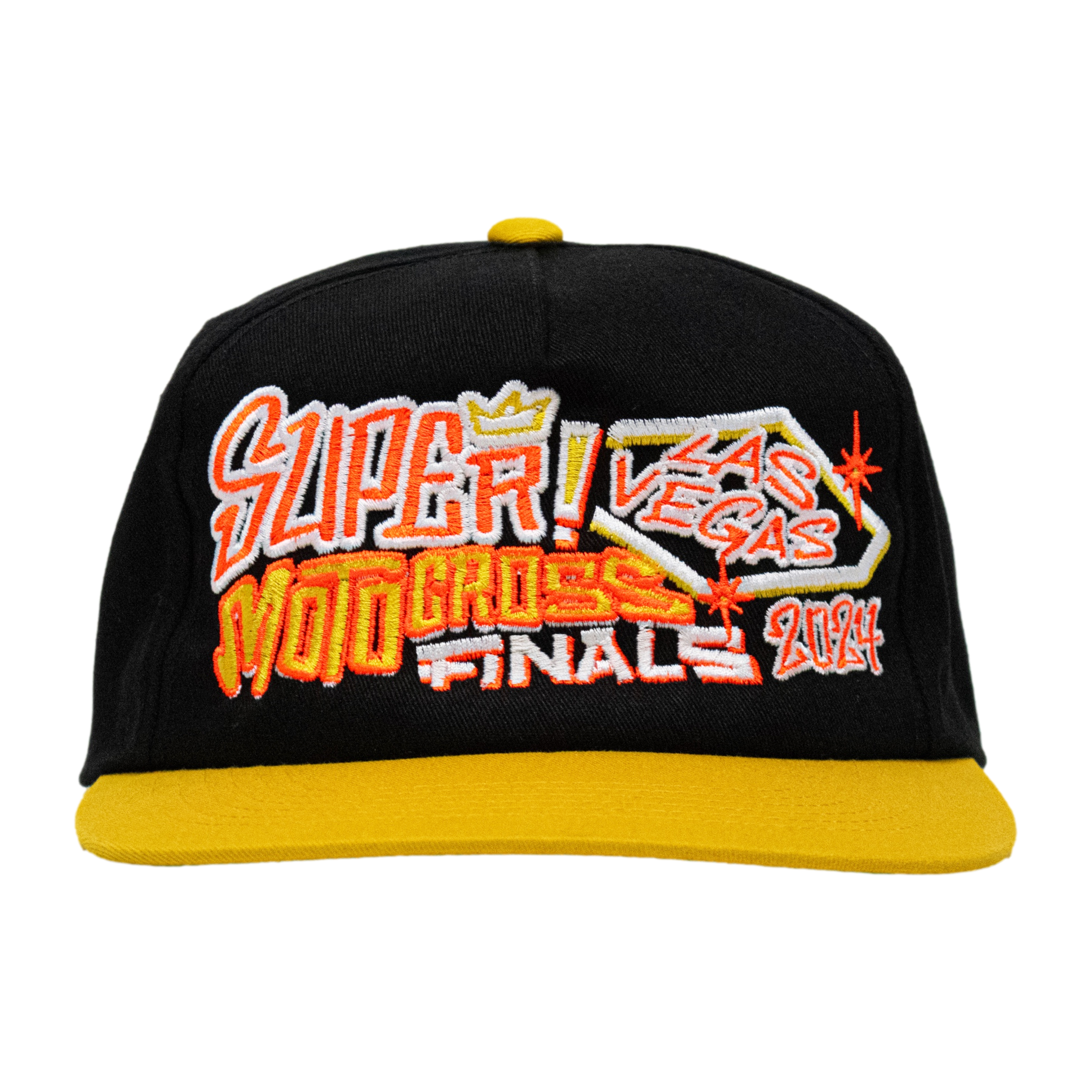 Dirt Studios® 2024 SMX Finals Snapback - Black / Vintage Gold