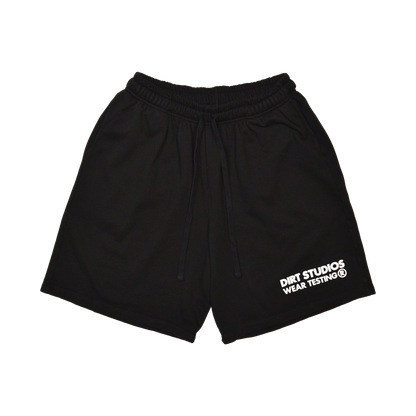 400 GSM Baggy Sweatshorts - Black