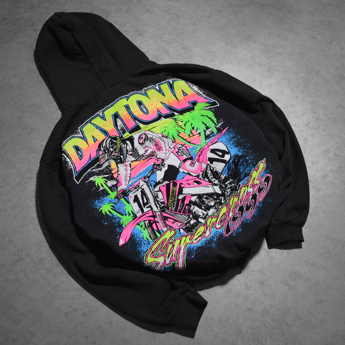 Dirt Studios® 1999 Daytona Supercross Hoodie - Aged Black