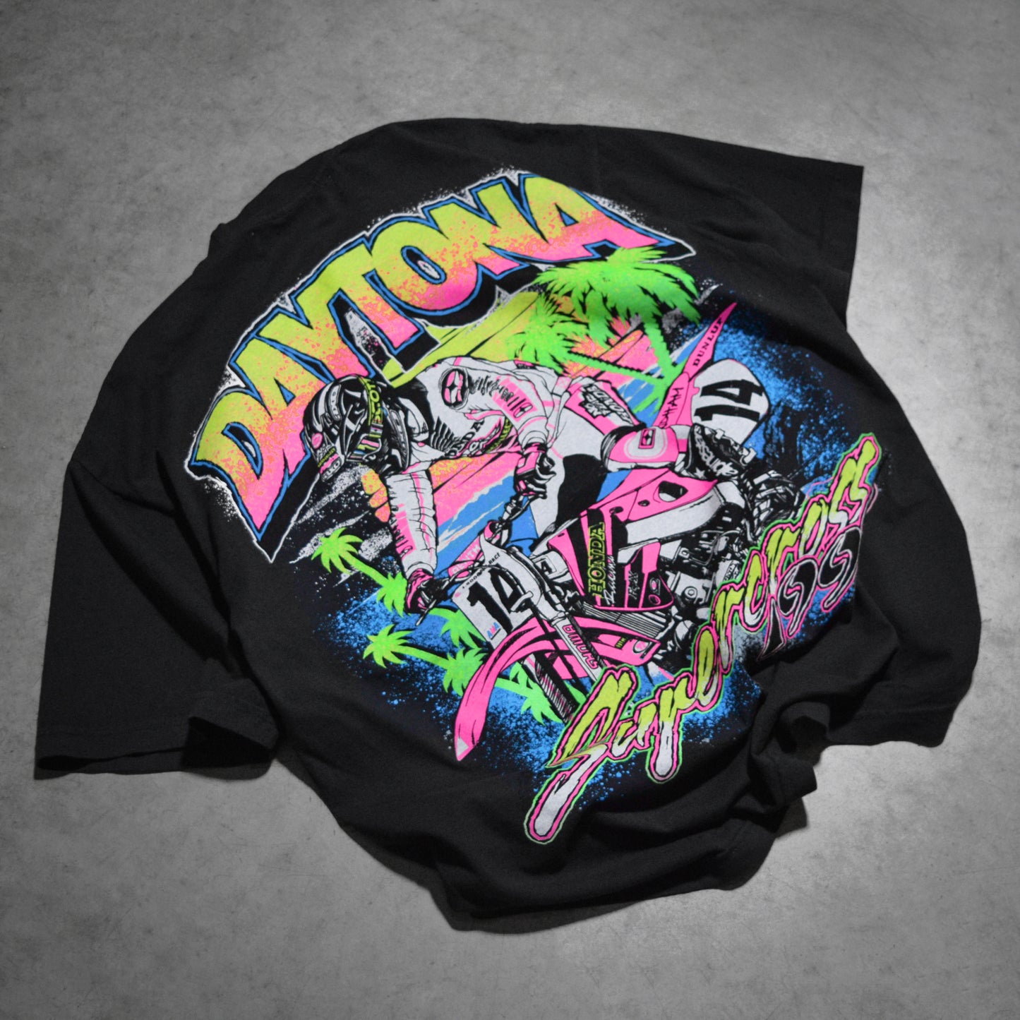 Dirt Studios® 1999 Daytona Supercross T-Shirt - Aged Black
