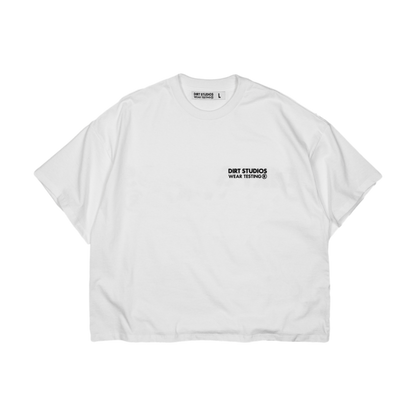 220 GSM Boxy Cropped T-Shirt - White