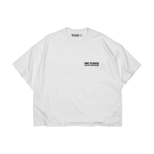 220 GSM Boxy Cropped T-Shirt - White