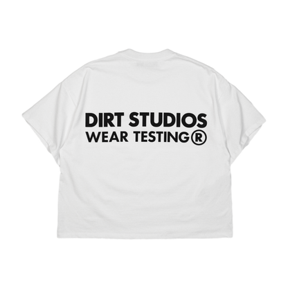 220 GSM Boxy Cropped T-Shirt - White