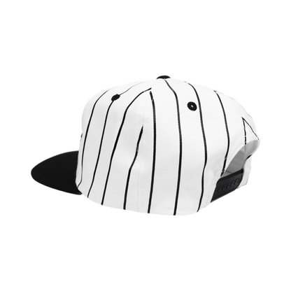 Unsructured 5 Panel Snapback - Pinstripe