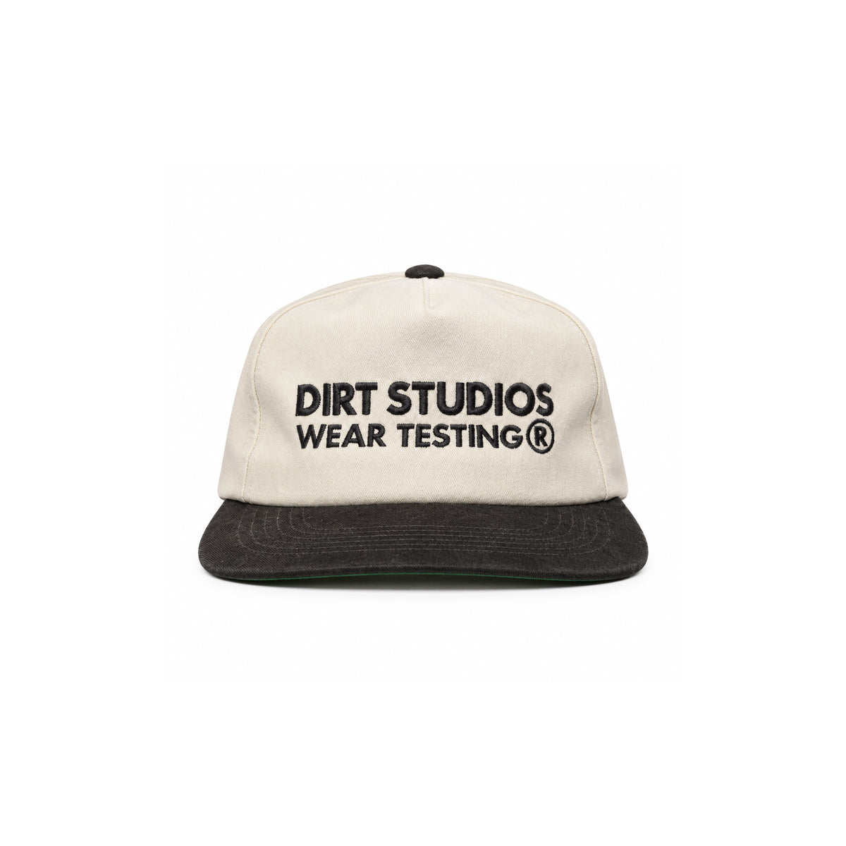 Unstructured 5 Panel Snapback - Bone / Washed Black
