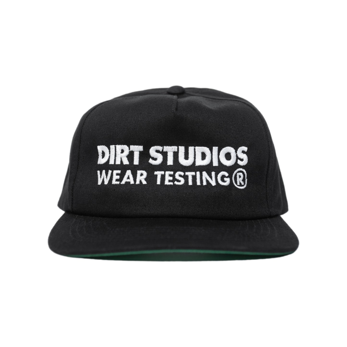 Unsructured 5 Panel Snapback - Black