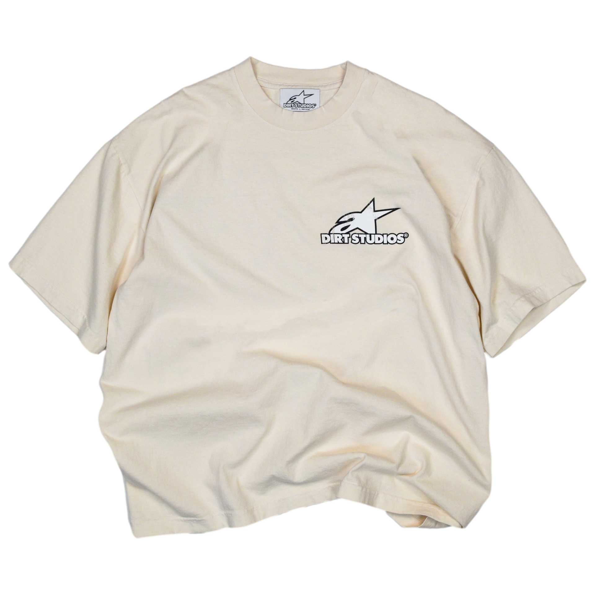 Alpinestars X Dirt Studios® MC T-Shirt (Vintage Cream) – DIRT STUDIOS