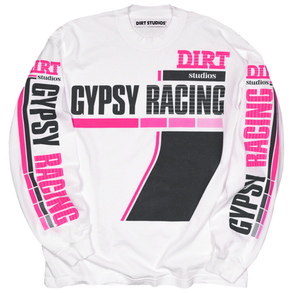 Dirt Studios® X Gypsy Tales Heavyweight Long Sleeve T-Shirt - Magenta / Black