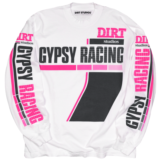 Dirt Studios® X Gypsy Tales Heavyweight Long Sleeve T-Shirt - Magenta / Black