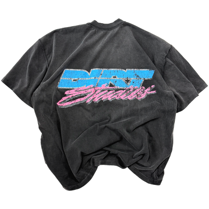 Oversized Single Stitch T-Shirt - Vintage Pink