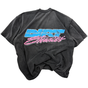 Ninety-One Oversized Single Stitch T-Shirt - Vintage Pink