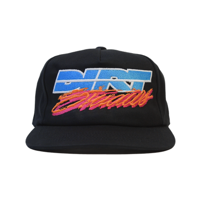 Unstructured Snapback - Black / Vintage Orange