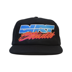 Ninety-One Snapback - Black / Vintage Orange