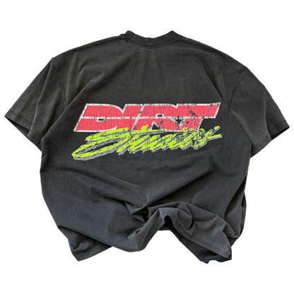 Oversized Single Stitch T-Shirt - Electric Red