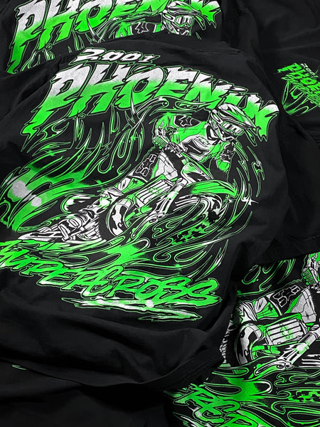 Dirt Studios® 2001 Phoenix Supercross T-Shirt - Off-Black