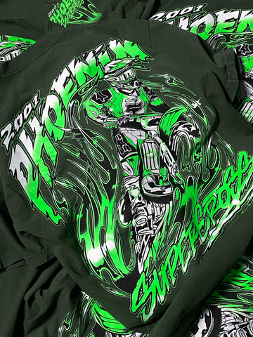 Dirt Studios® 2001 Phoenix Supercross T-Shirt - Forest Green