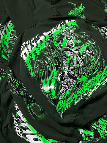 Dirt Studios® 2001 Phoenix Supercross Hoodie - Forest Green