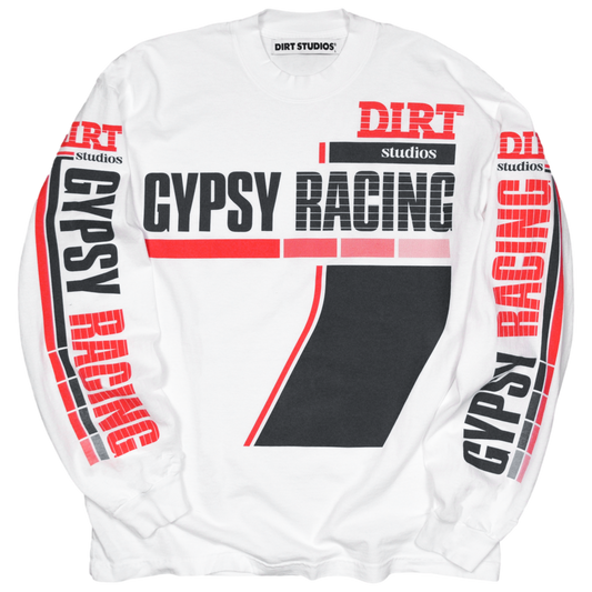 Dirt Studios® X Gypsy Tales Heavyweight Long Sleeve T-Shirt - Red / Black