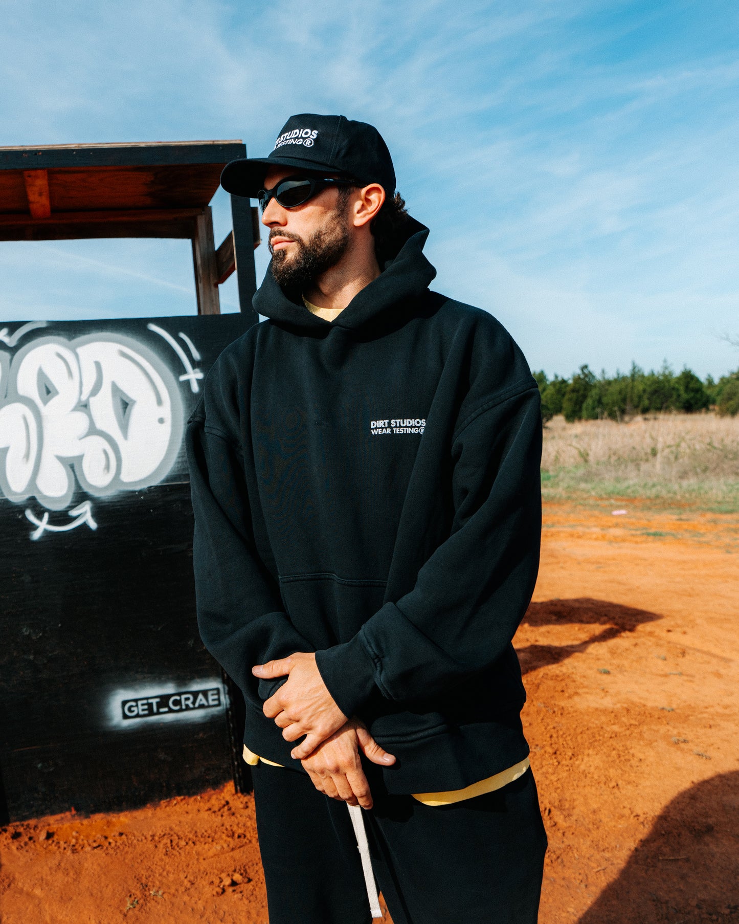 450 GSM Studio Hoodie - Dust Black