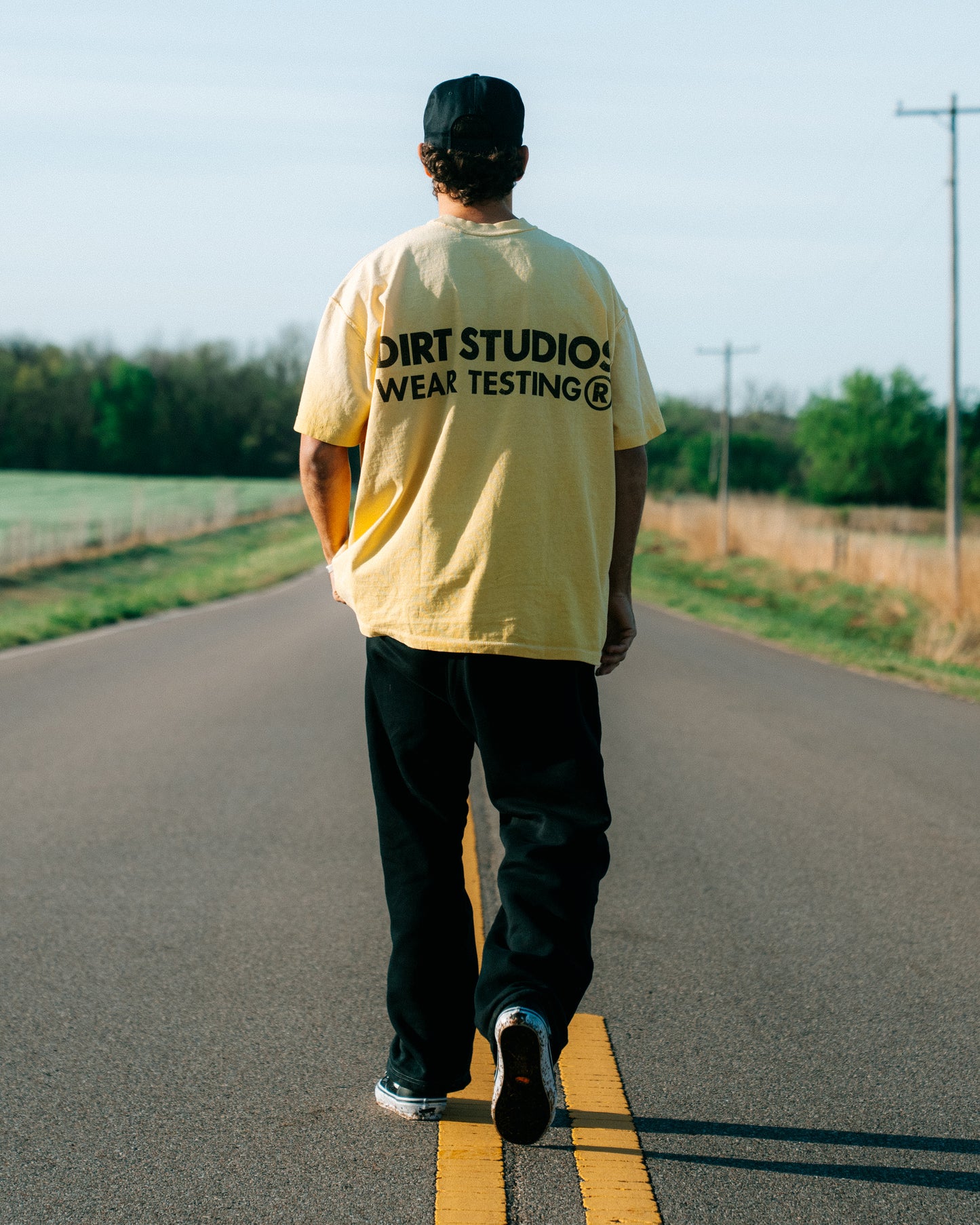 220 GSM Reverse Single Stitch T-Shirt - Faded Canary